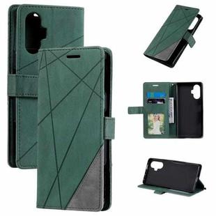 For Xiaomi Poco F3 GT Skin Feel Splicing Horizontal Flip Leather Phone Case(Green)