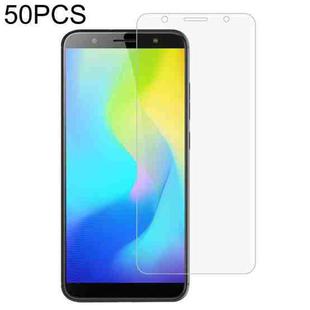 50 PCS 0.26mm 9H 2.5D Tempered Glass Film For Tecno Spark