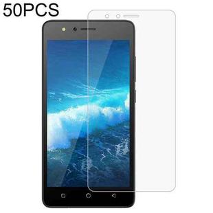 50 PCS 0.26mm 9H 2.5D Tempered Glass Film For Tecno WX3 P