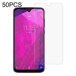 50 PCS 0.26mm 9H 2.5D Tempered Glass Film For T-Mobile Revvlry Plus