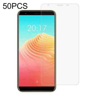50 PCS 0.26mm 9H 2.5D Tempered Glass Film For Ulefone S9 Pro