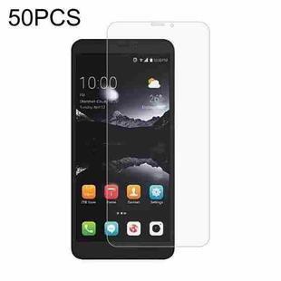 50 PCS 0.26mm 9H 2.5D Tempered Glass Film For ZTE Blade A606