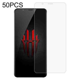 50 PCS 0.26mm 9H 2.5D Tempered Glass Film For ZTE nubia Red Magic