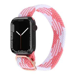 Nylon Braid Strap Watch Band For Apple Watch Series 8&7 41mm / SE 2&6&SE&5&4 40mm / 3&2&1 38mm(44)