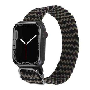 Nylon Braid Strap Watch Band For Apple Watch Series 8&7 41mm / SE 2&6&SE&5&4 40mm / 3&2&1 38mm(21)