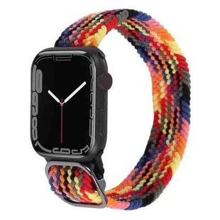 Nylon Braid Strap Watch Band For Apple Watch Ultra 49mm / Series 8&7 45mm / SE 2&6&SE&5&4 44mm / 3&2&1 42mm(32)