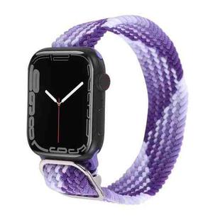 Nylon Braid Strap Watch Band For Apple Watch Ultra 49mm / Series 8&7 45mm / SE 2&6&SE&5&4 44mm / 3&2&1 42mm(37)