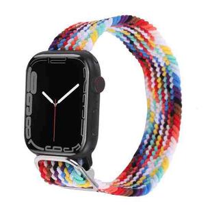 Nylon Braid Strap Watch Band For Apple Watch Ultra 49mm / Series 8&7 45mm / SE 2&6&SE&5&4 44mm / 3&2&1 42mm(47)