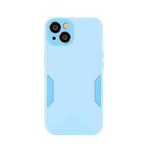 For iPhone 13 mini Precise Hole TPU Phone Case (Blue)
