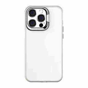 mocolo K20 Butterfly Dragon Lens Holder Phone Case For iPhone 13 Pro(White)