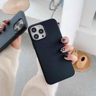 For iPhone 13 Pro Frosted PC + TPU Phone Case (Black)