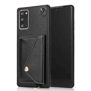 For Samsung Galaxy Note20 Ultra Crossbody Wallet Card Bag Phone Case(Black)