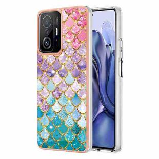 For Xiaomi Mi 11T / Mi 11T Pro Electroplating IMD TPU Phone Case(Colorful Scales)