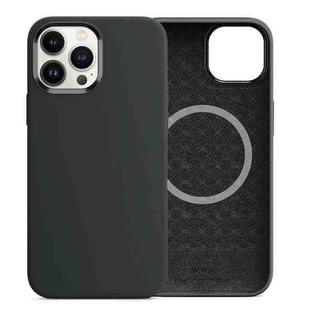 For iPhone 13 Pro WiWU Magsafe Magnetic Silicone Phone Case (Midnight Black)
