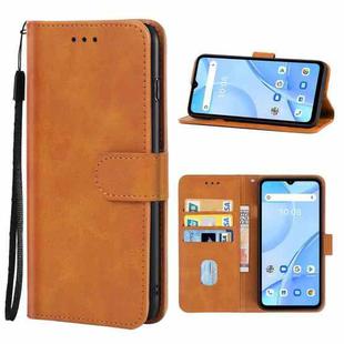 Leather Phone Case For UMIDIGI Power 5S(Brown)