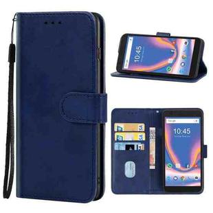 Leather Phone Case For ZTE Blade L9(Blue)