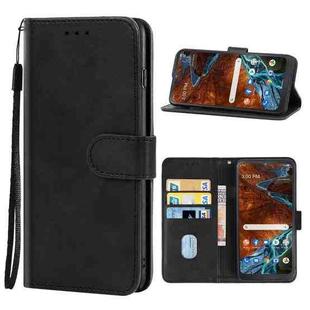 Leather Phone Case For Nokia G300(Black)