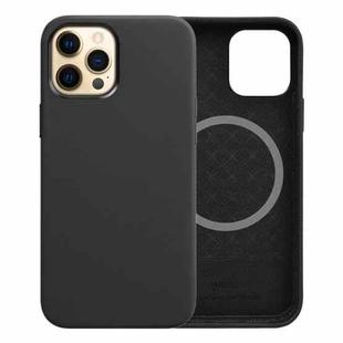 For iPhone 13 WiWU PU Leather + Metal Magsafe Magnetic Phone Case(Black)