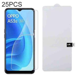 25 PCS Full Screen Protector Explosion-proof Hydrogel Film For OPPO A53s 5G