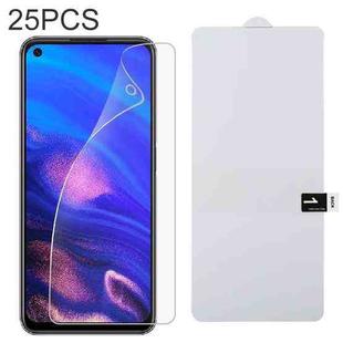 25 PCS Full Screen Protector Explosion-proof Hydrogel Film For OPPO K9s