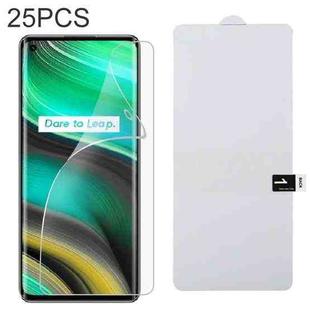 25 PCS Full Screen Protector Explosion-proof Hydrogel Film For OPPO Realme X7 Pro Ultra