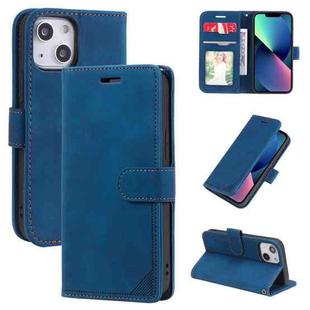 For iPhone 13 mini Skin Feel Anti-theft Brush Horizontal Flip Leather Phone Case For iPhone13 mini(Blue)