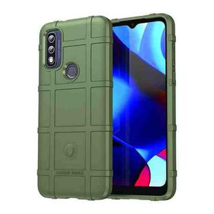 For Motorola G Pure Full Coverage Shockproof TPU Phone Case(Green)