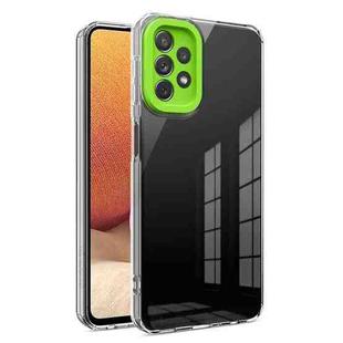 For Samsung Galaxy A32 5G Transparent Candy TPU Phone Case(Grass Green)