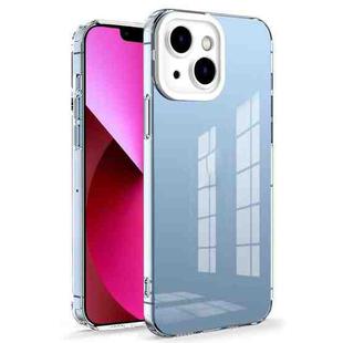 Transparent Candy TPU Phone Case For iPhone 13(White)
