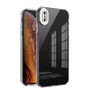Transparent Candy TPU Phone Case For iPhone XS / X(White)