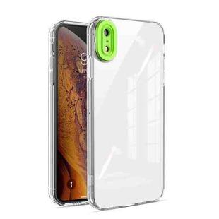 Transparent Candy TPU Phone Case For iPhone XR(Grass Green)