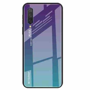 For Xiaomi Mi CC9 Gradient Color Glass Case(Purple)