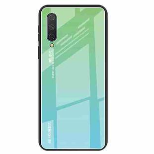 For Xiaomi Mi CC9 Gradient Color Glass Case(Sky Blue)