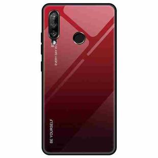 For Huawei Enjoy 9s / Honor 10i / Honor 20i / P Smart+ 2019 Gradient Color Glass Case(Red)