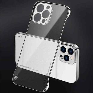 For iPhone 12 Pro Electroplating Matte PC Phone Case(Silver)
