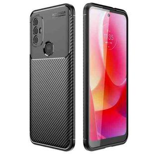 For Motorola Moto G Power 2022 Carbon Fiber Texture Shockproof TPU Phone Case(Black)