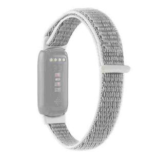 For Fitbit Luxe Nylon Loop Strap Watch Band(Grey)