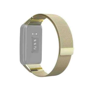 For OPPO Watch Free NFC Milan Magnetic Metal Watch Band(Gold)