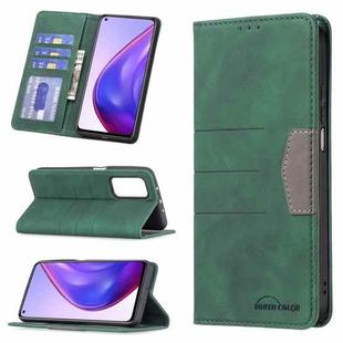 For Xiaomi Mi 10T Pro 5G / 10T 5G / Redmi K30S Magnetic Splicing Leather Phone Case(Green)