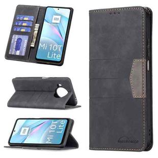 For Xiaomi Mi 10T Lite 5G Magnetic Splicing Leather Phone Case(Black)