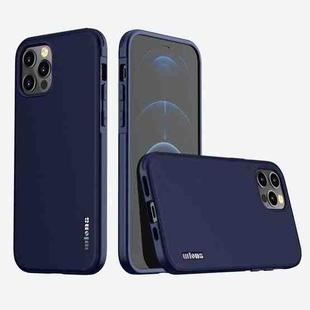 wlons PC + TPU Shockproof Phone Case For iPhone 12 / 12 Pro(Blue)