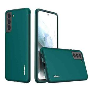 For Samsung Galaxy S21 5G wlons PC + TPU Shockproof Phone Case(Dark Green)