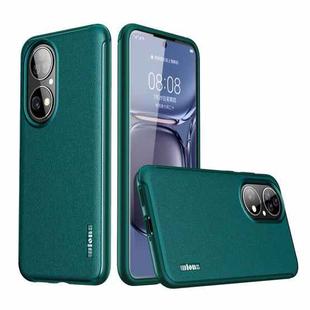 For Huawei P50 wlons PC + TPU Shockproof Phone Case(Dark Green)