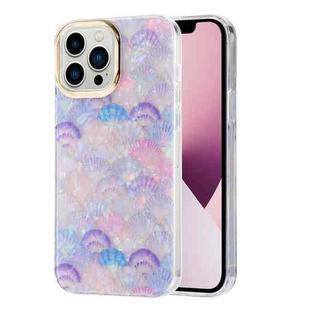 For iPhone 13 Pro Electroplating Shell Texture Phone Case (Scallop Y8)