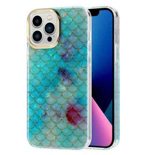 For iPhone 12 / 12 Pro Electroplating Shell Texture Phone Case(Fish-scales Y6)