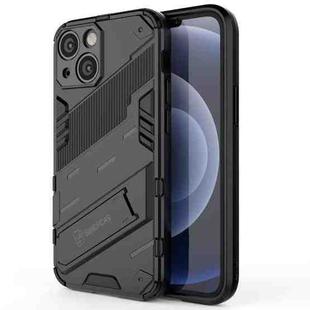 For iPhone 13 Punk Armor 2 in 1 PC + TPU Phone Case with Invisible Holder(Black)