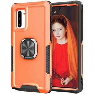 For Samsung Galaxy Note10 3 in 1 PC + TPU Phone Case with Ring Holder(Orange)