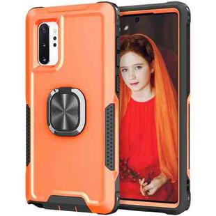 For Samsung Galaxy Note10+ 3 in 1 PC + TPU Phone Case with Ring Holder(Orange)