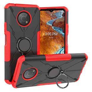 For Nokia G300 Armor Bear Shockproof PC + TPU Phone Case with Ring Holder(Red)