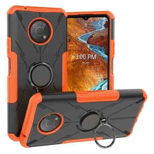 For Nokia G300 Armor Bear Shockproof PC + TPU Phone Case with Ring Holder(Orange)